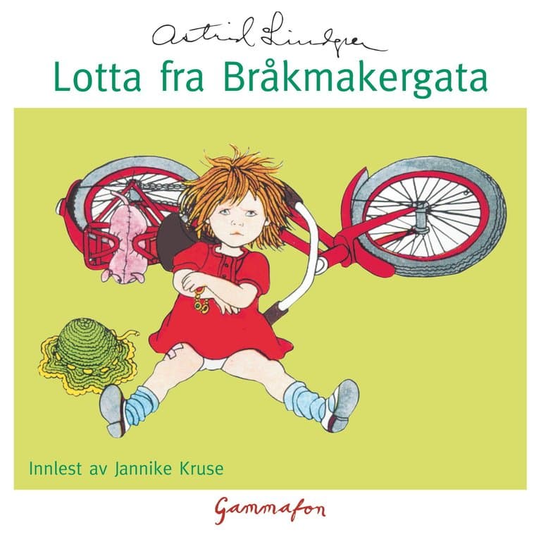 Omslag Lotta fra Bråkmakergata av Astrid Lindgren (Lydbok)