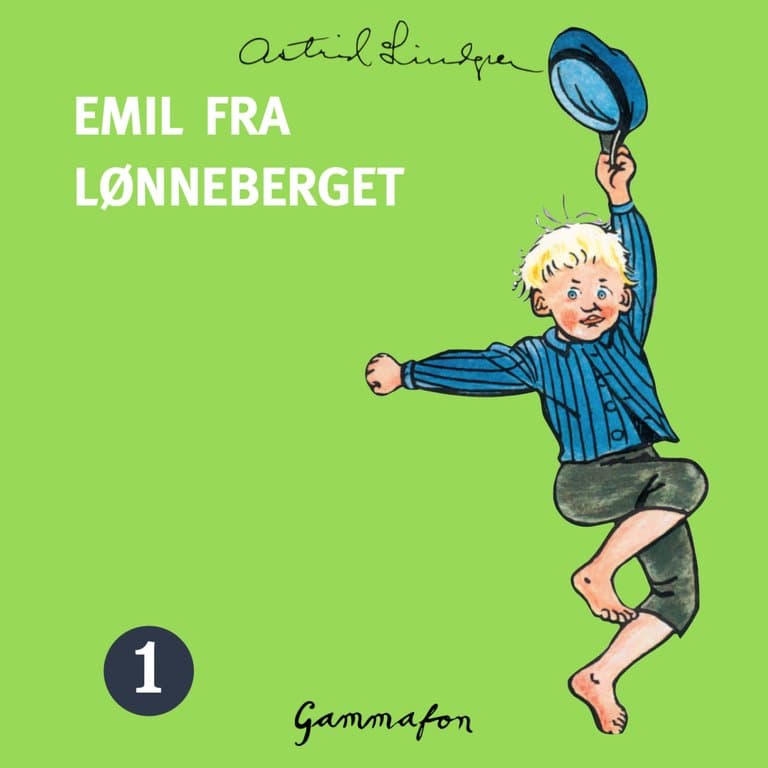 Omslag Emil fra Lønneberget av Astrid Lindgren (Lydbok)