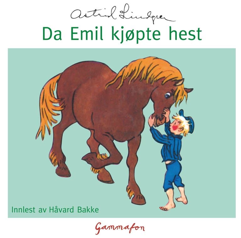 Omslag Da Emil kjøpte hest av Astrid Lindgren (Lydbok)