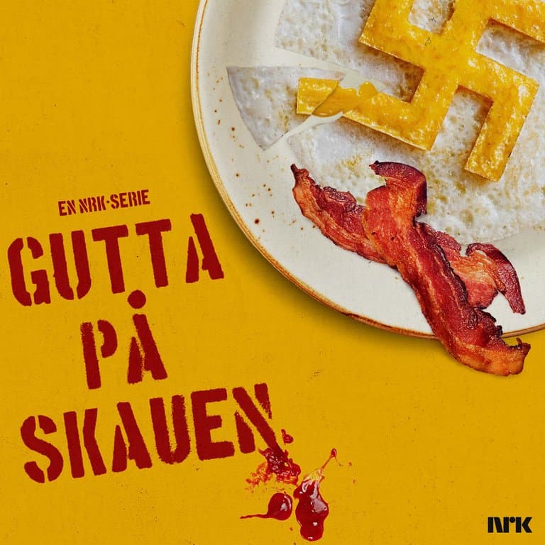 Omslag Gutta på skauen av Bjørn Olaf Johannessen, Erlend Loe og Per Schreiner (Lydbok)