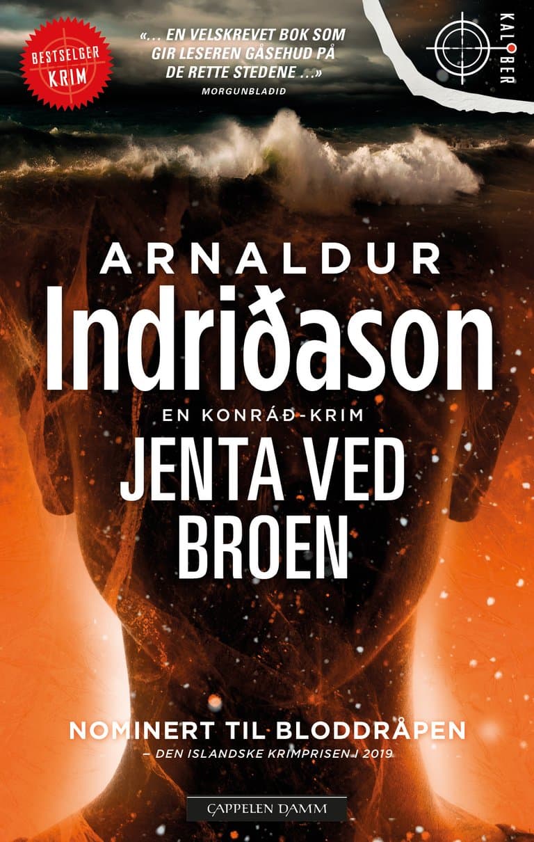 Omslag Jenta ved broen av Arnaldur Indridason (Heftet)