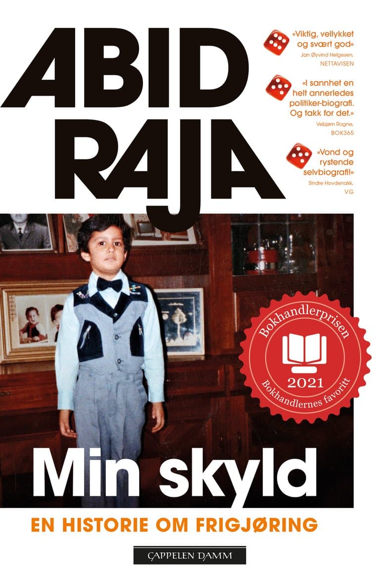 Omslag Min skyld av Abid Raja (Heftet)