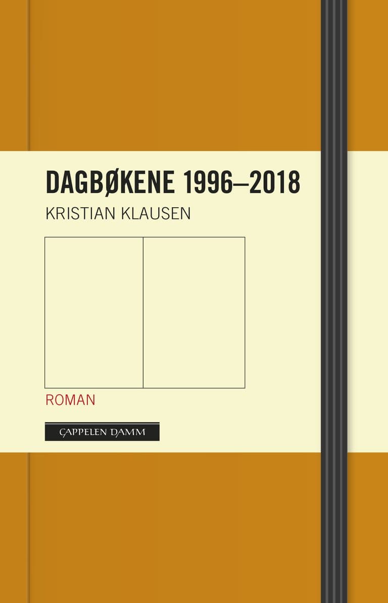 Omslag Dagbøkene 1996-2018 av Kristian Klausen (Heftet)
