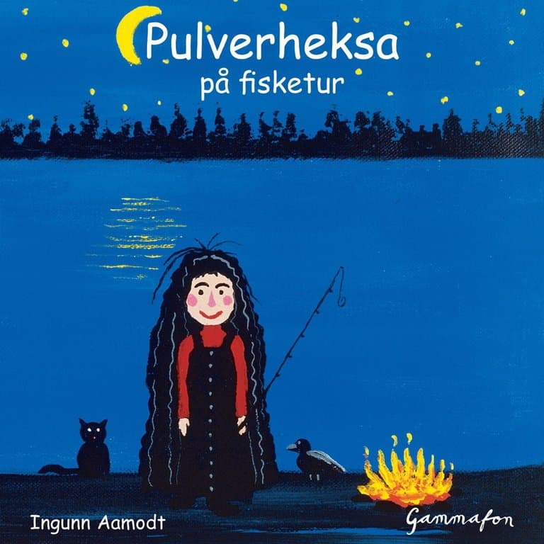 Omslag Pulverheksa på fisketur av Ingunn Aamodt (Lydbok)