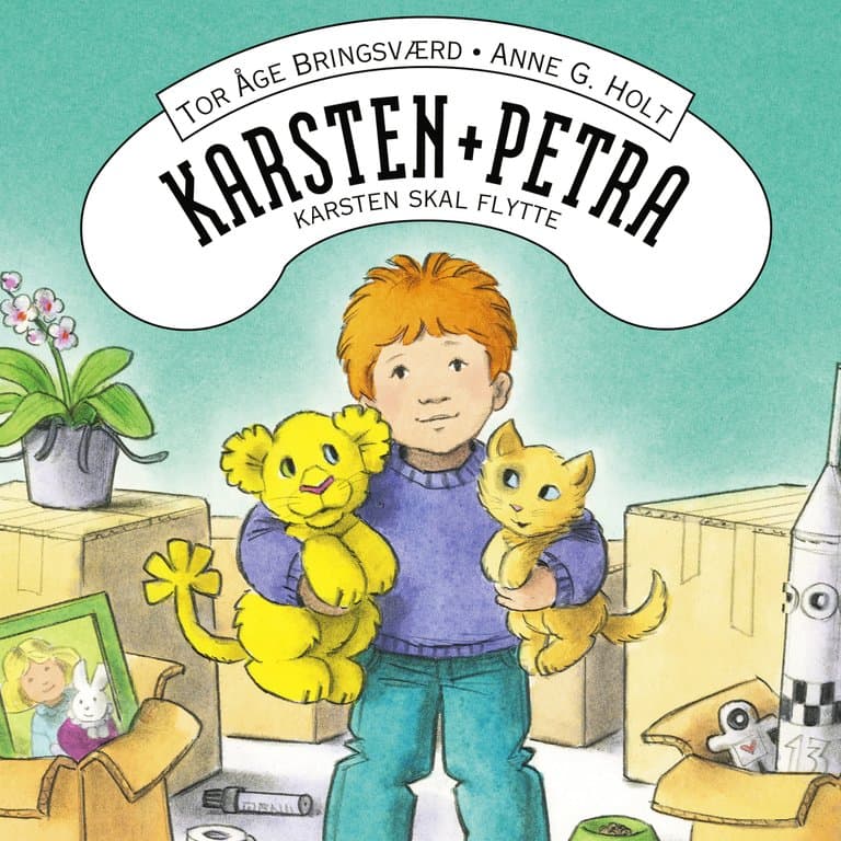 Omslag Karsten skal flytte av Tor Åge Bringsværd (Lydbok)