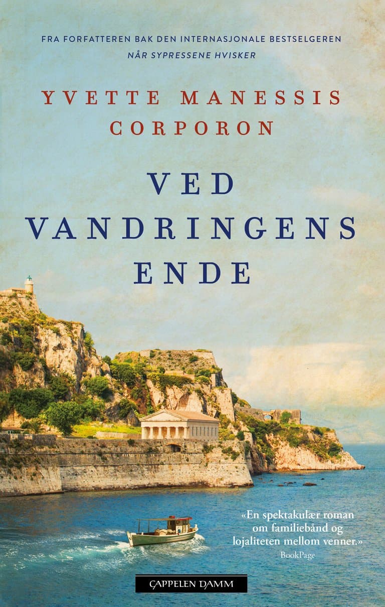 Omslag Ved vandringens ende av Yvette Manessis Corporon (Innbundet)