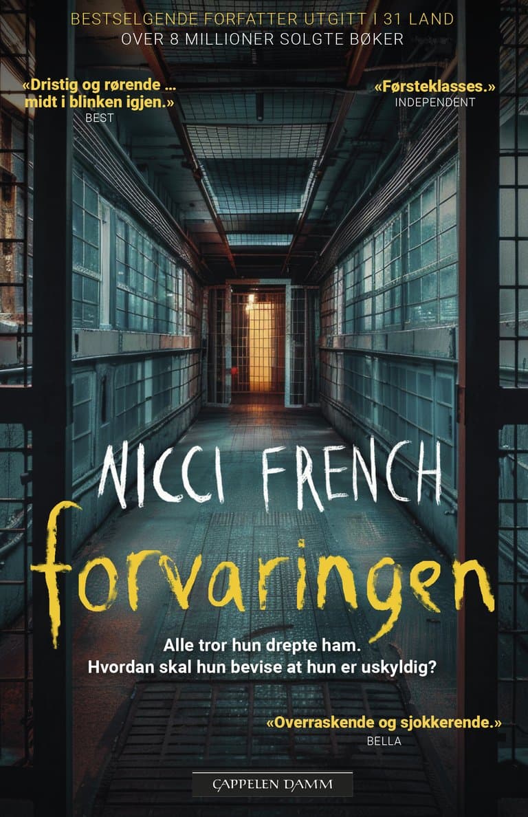 Omslag Forvaringen av Nicci French (Heftet)