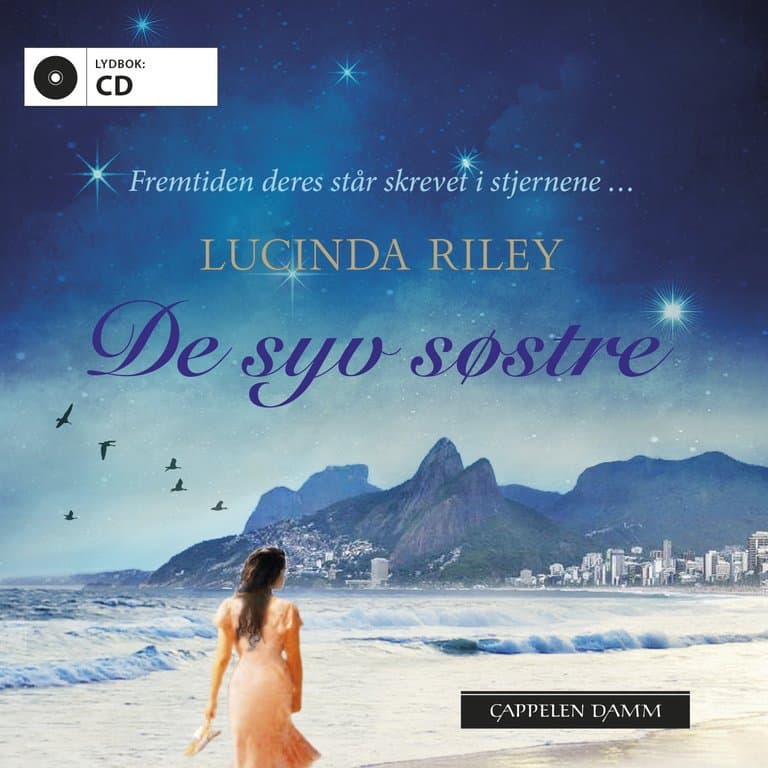 Omslag De syv søstre av Lucinda Riley (CD)