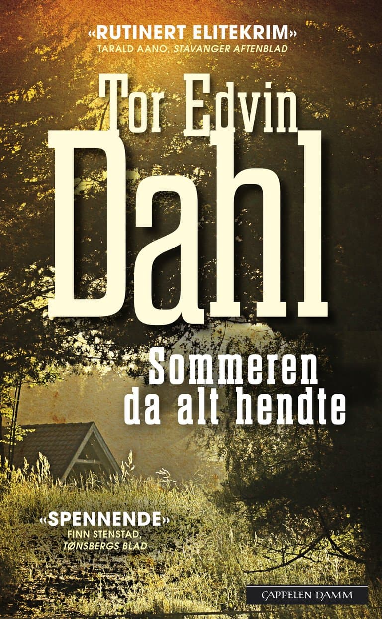 Omslag Sommeren da alt hendte av Tor Edvin Dahl (Heftet)