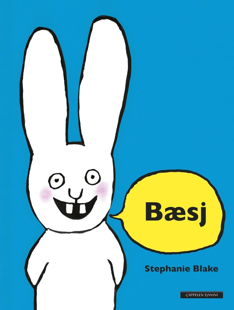 Omslag Simon: Bæsj av Stephanie Blake (Innbundet)