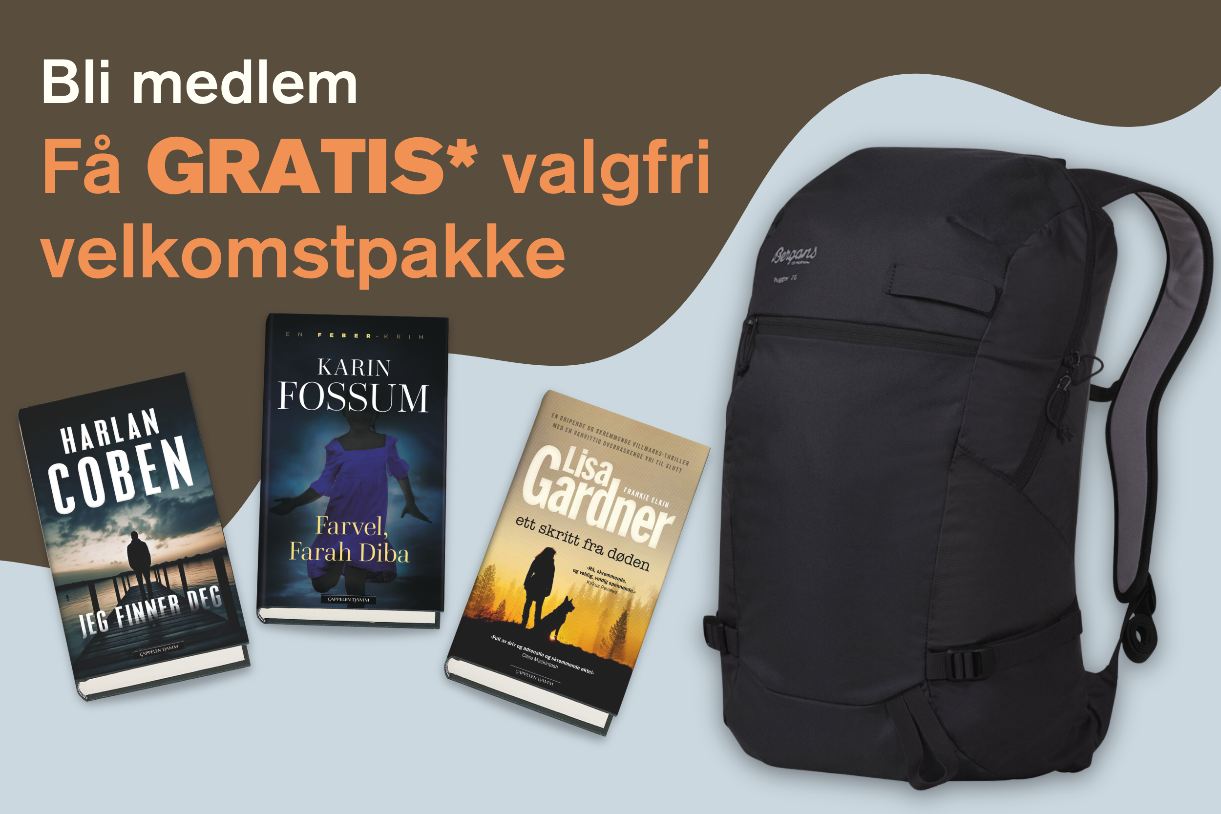 Bli medlem i Krimklubben - medlemskapet er GRATIS