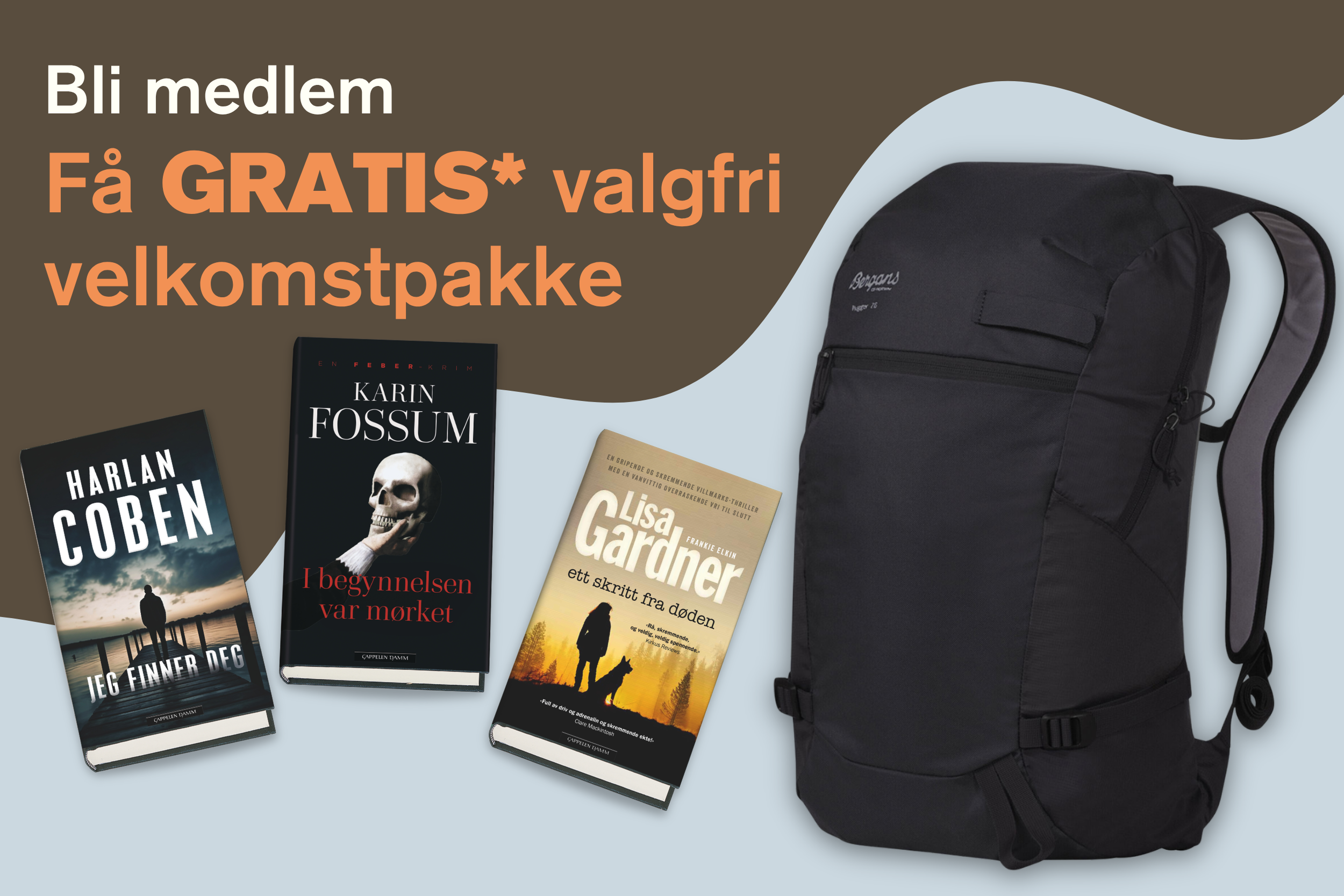 Bli medlem i Krimklubben - medlemskapet er GRATIS