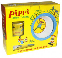Pippi melaminsett (4 deler) av Astrid Lindgren (Ukjent)