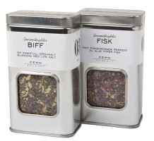 Krydder, 2-pakk fisk og biff