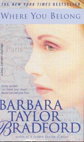 Where you belong av Barbara Taylor Bradford (Heftet)