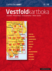 Vestfoldkartboka (CK 72) av Cappelen Damm kart (Spiral)