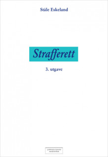 Strafferett av Ståle Eskeland (Ebok)