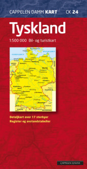 Tyskland (CK 24) av Kümmerly+Frey (Kart, falset)