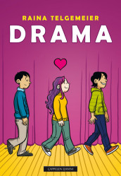 Drama av Raina Telgemeier (Innbundet)