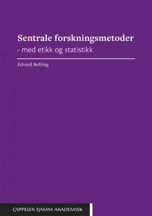 Sentrale forskningsmetoder av Edvard Befring (Heftet)