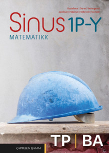 Sinus 1P-Y TP, BA (LK20) av Einar Gustafsson, Robin Bjørnetun Jacobsen, Tore Oldervoll, Egil Reidar Osnes, Terje Andreas Pedersen, Otto Svorstøl og Birte Vestergaard (Heftet)