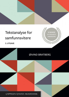 Tekstanalyse for samfunnsvitere av Øivind Bratberg (Heftet)