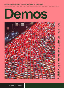 Demos (2026) av Hanne Elisabeth Hovden, Carl Henrik Knutsen og Eva Kosberg (Fleksibind)
