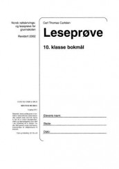 Leseprøve 10. klasse bokmål av Carl Thomas Carlsten (Heftet)