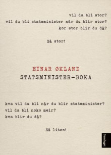 Statsminister-boka av Einar Økland (Heftet)