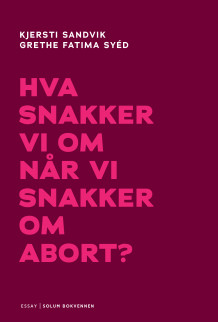 Hva snakker vi om når vi snakker om abort? av Kjersti Sandvik og Grethe Fatima Syéd (Heftet)
