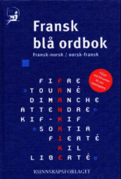 Fransk blå ordbok av Anne Elligers og Tove Jacobsen (Innbundet)