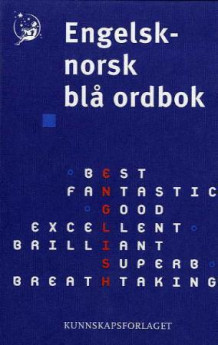 Engelsk-norsk blå ordbok (Innbundet)