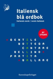Italiensk blå ordbok av Kolbjørn Blücher, Diana Haakonsen, Geir Lima og Magnus Ulleland (Innbundet)