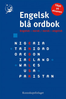 Engelsk blå ordbok av Vibecke Haslerud Steenfeldt-Foss (Innbundet)