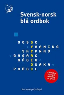 Svensk-norsk blå ordbok av Elin A. Frysjøenden (Innbundet)
