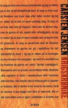 Krigskrønike av Carsten Jensen (Heftet)