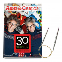 Arne & Carlos 30 tøfler + rundpinne (Pakke)