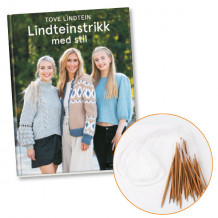 Lindteinstrikk + rundpinner (Pakke)