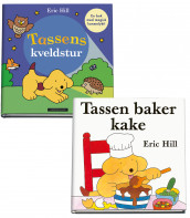 Tassens kveldstur og Tassen baker kake av Eric Hill (Pakke)