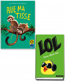 Alle må tisse og Vårens villeste vitser av Lena Lindahl (Pakke)